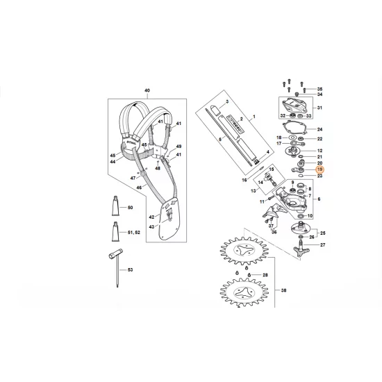 STIHL  Dźwignia 4180 643 0100